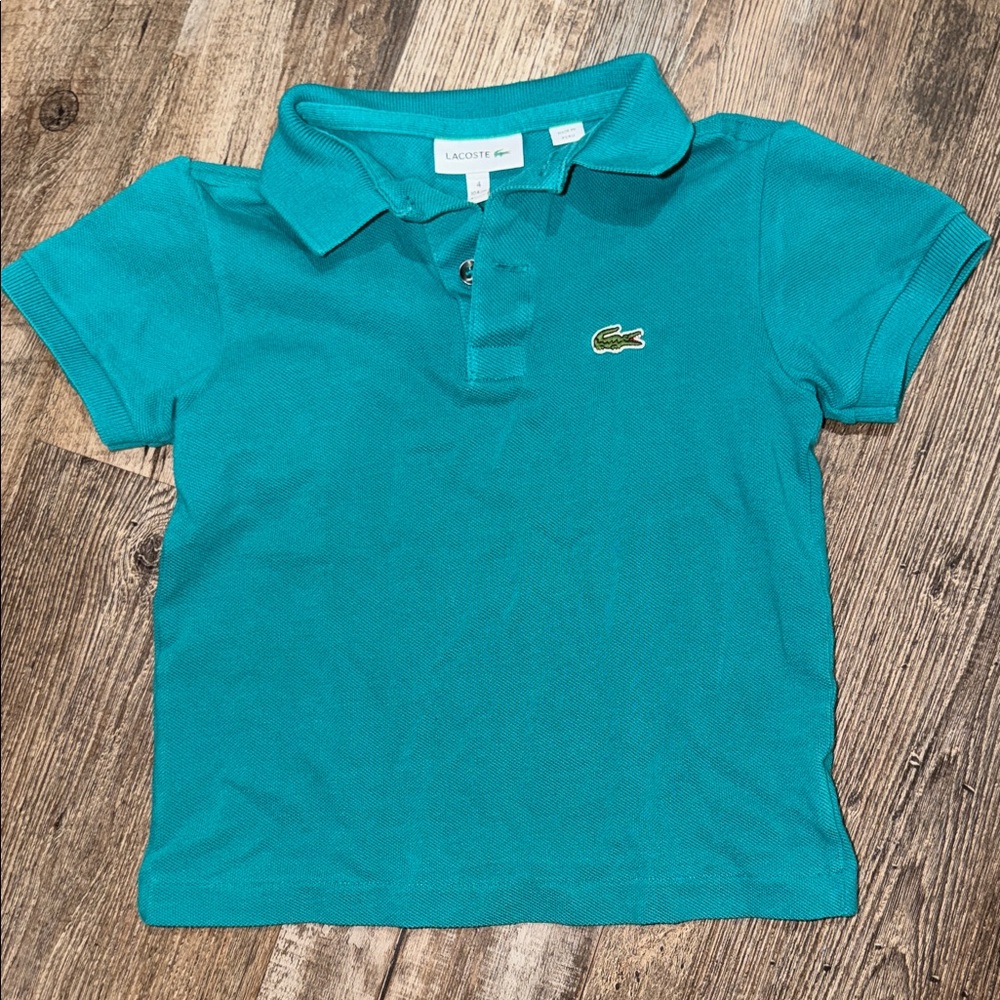 Lacoste Kids Aqua Polo Shirt